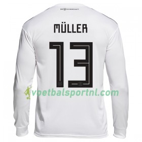 Duitsland Muller 13 Thuis Shirt WK voetbal 2018 L/S